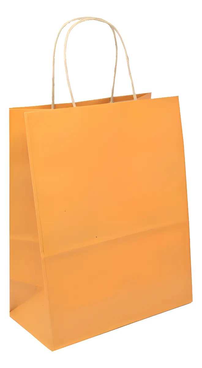 SACOLA KRAFT COLOR 23X 10X 31CM